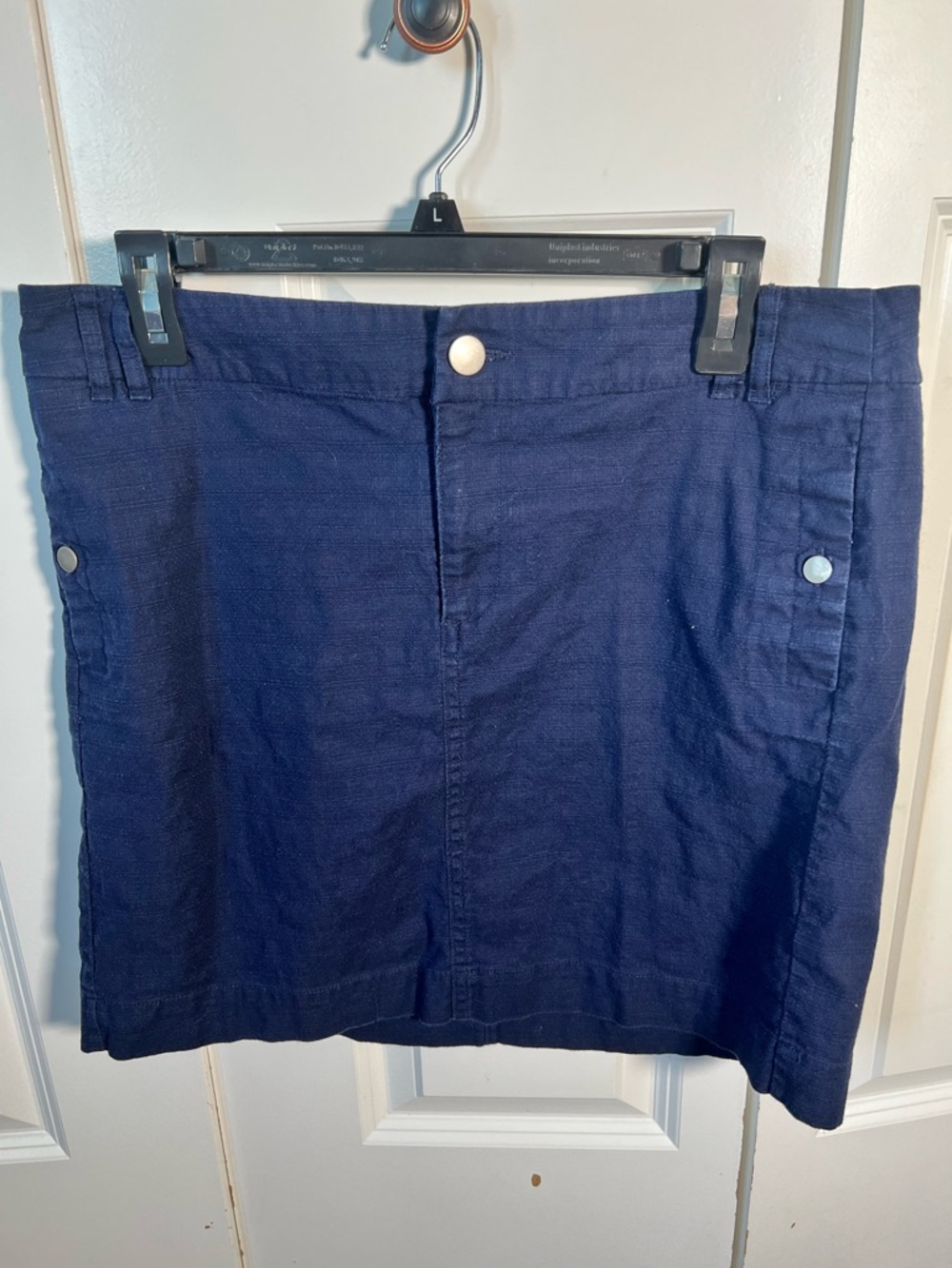 GAP Navy Blue Chino Mini Skirt Sz 12